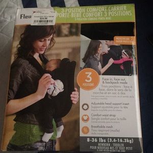 3 position baby carrier